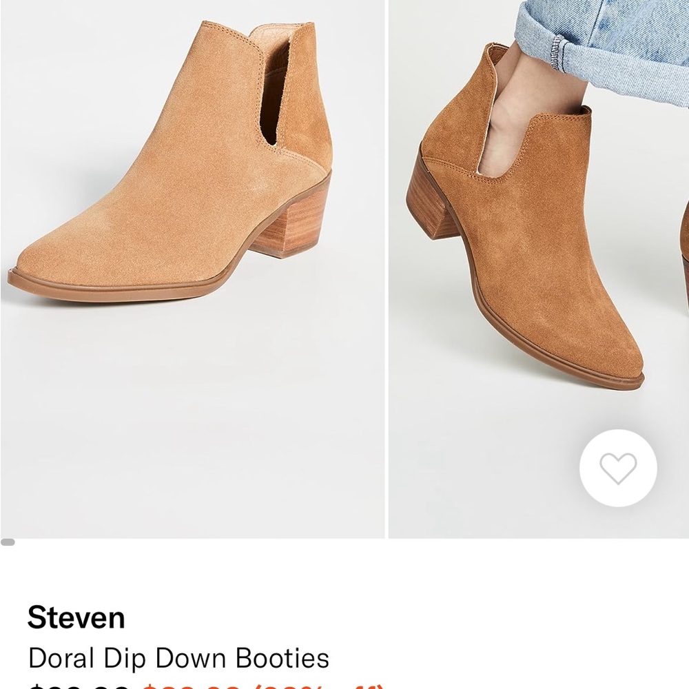 Steven by Steve Madden suede ankle boots